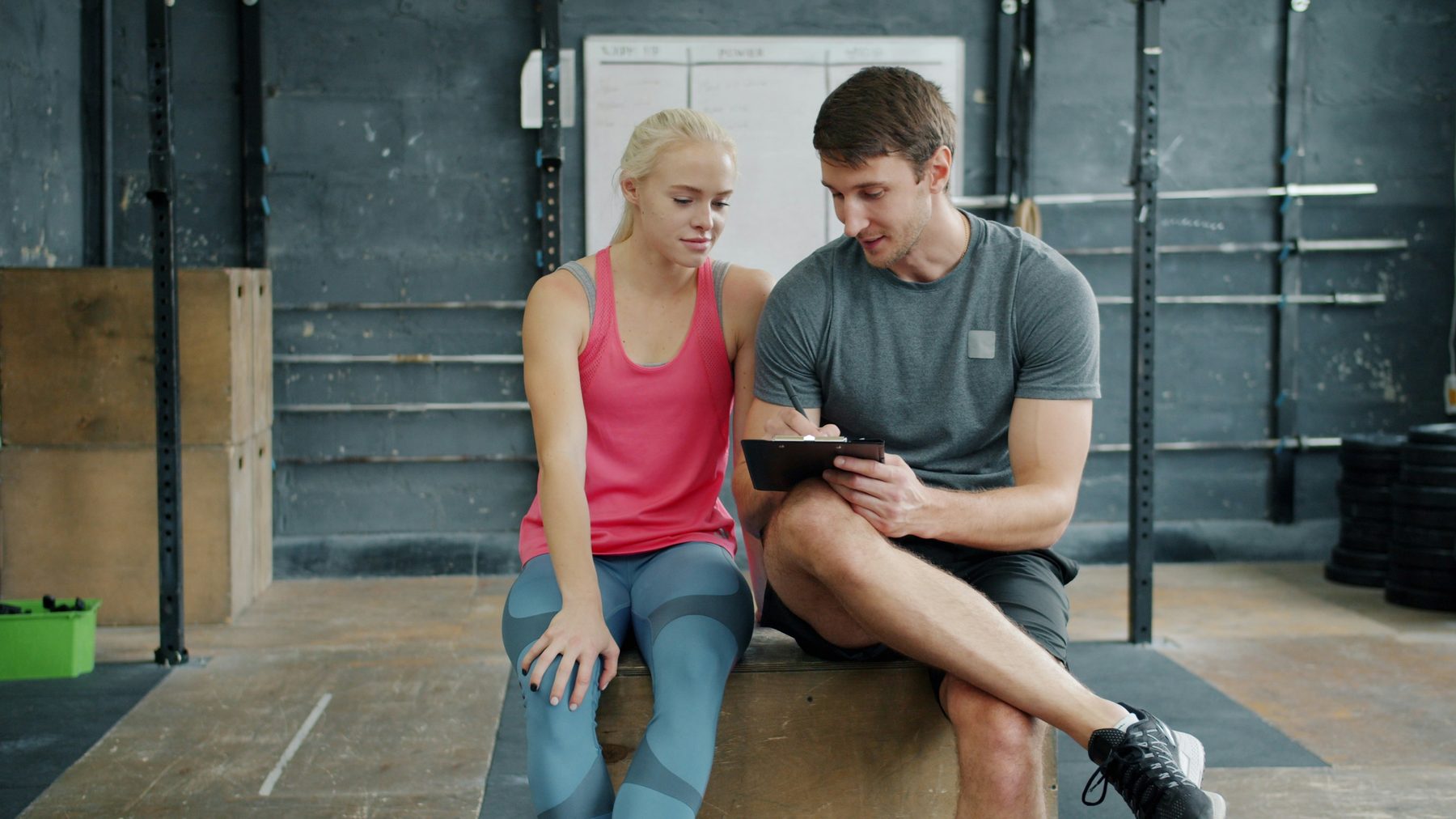 Sportstudio – Organisation & Buchung (Foto-Look)